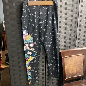 High waisted “totally 80’s” leggings